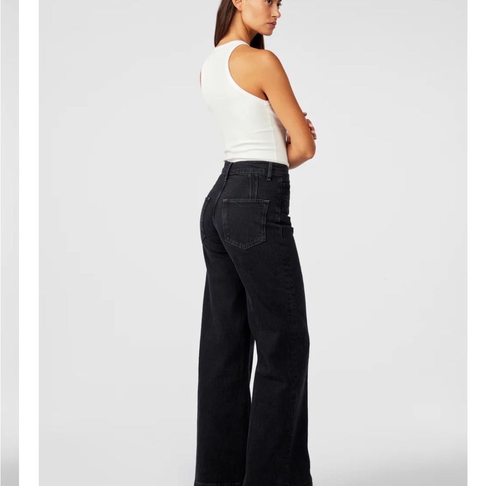 Triarchy Onassis Black Wide-Leg Jeans (Size 28) - Picture 13 of 13